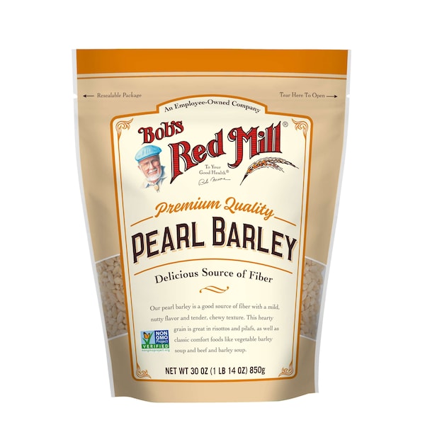 Bob's Red Mill Pearl Barley 30 oz. Resealable Pouches, PK4